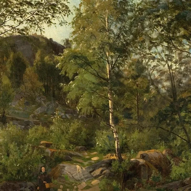 Bosque De Ulvegildeskogen En Mandal Amaldus Nielsen