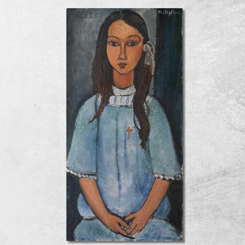 Alice Amedeo Modigliani quadro stampa su tela