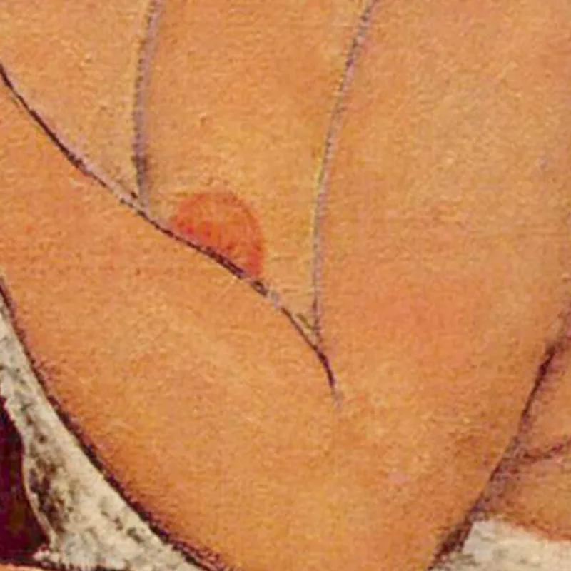 Desnuda Sentada En Un Diván Amedeo Modigliani