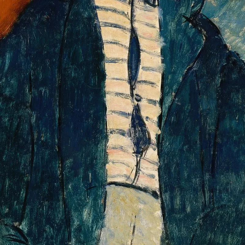 Niño Con Un Suéter De Rayas Amedeo Modigliani