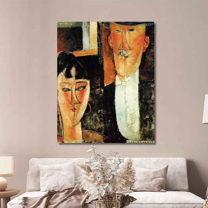 La Novia Y El Novio Amedeo Modigliani
