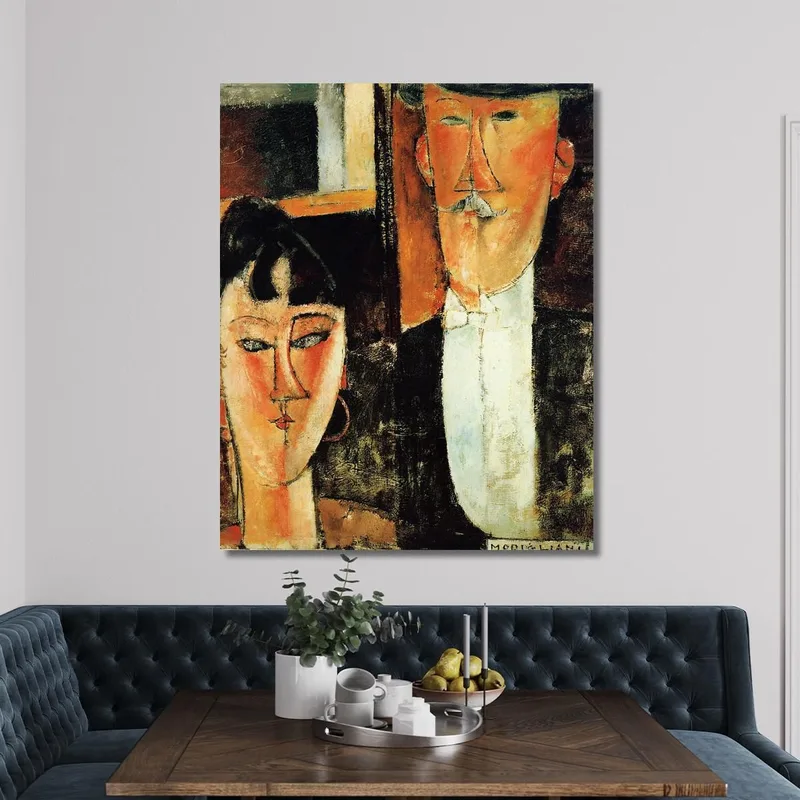 La Novia Y El Novio Amedeo Modigliani