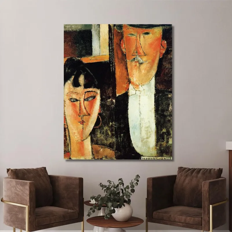 La Novia Y El Novio Amedeo Modigliani