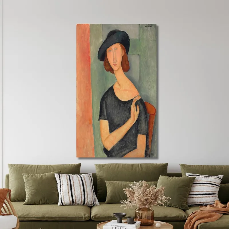 Jeanne Hébuterne With The Hat Amedeo Modigliani