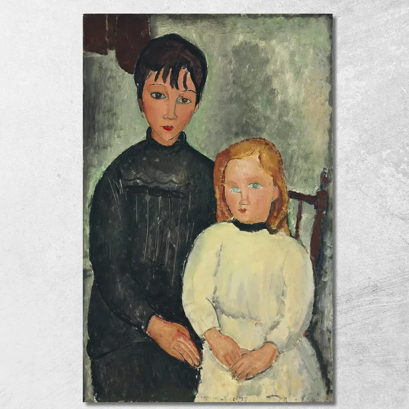 Die Beiden Mädchen Amedeo Modigliani