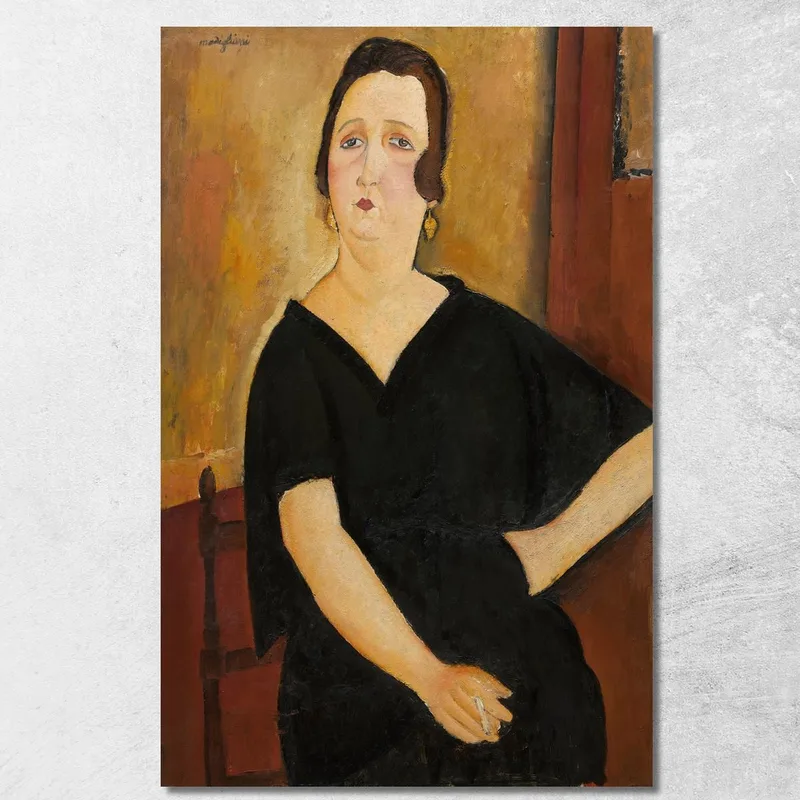 Madame Amédée Donna Con Sigaretta Amedeo Modigliani