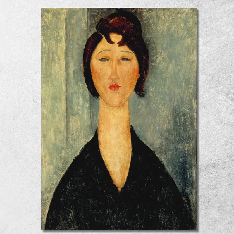 Retrato De Una Mujer Joven Amedeo Modigliani