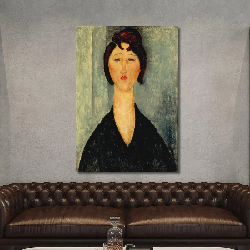 Retrato De Una Mujer Joven Amedeo Modigliani