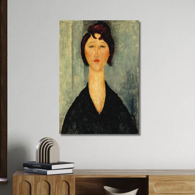 Retrato De Una Mujer Joven Amedeo Modigliani