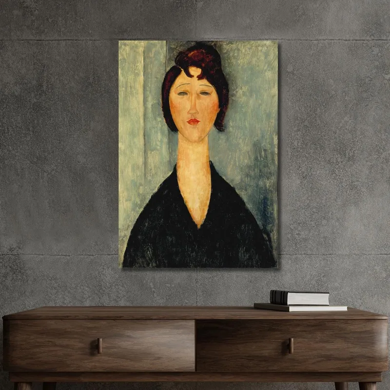 Retrato De Una Mujer Joven Amedeo Modigliani