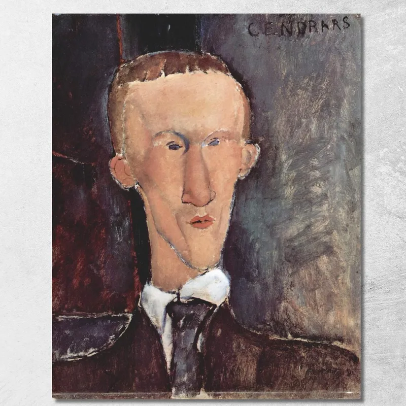 Portrait Of Blaise Cendrars Amedeo Modigliani