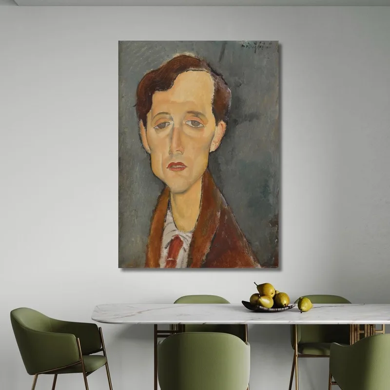 Portrait Of Frans Hellens Amedeo Modigliani