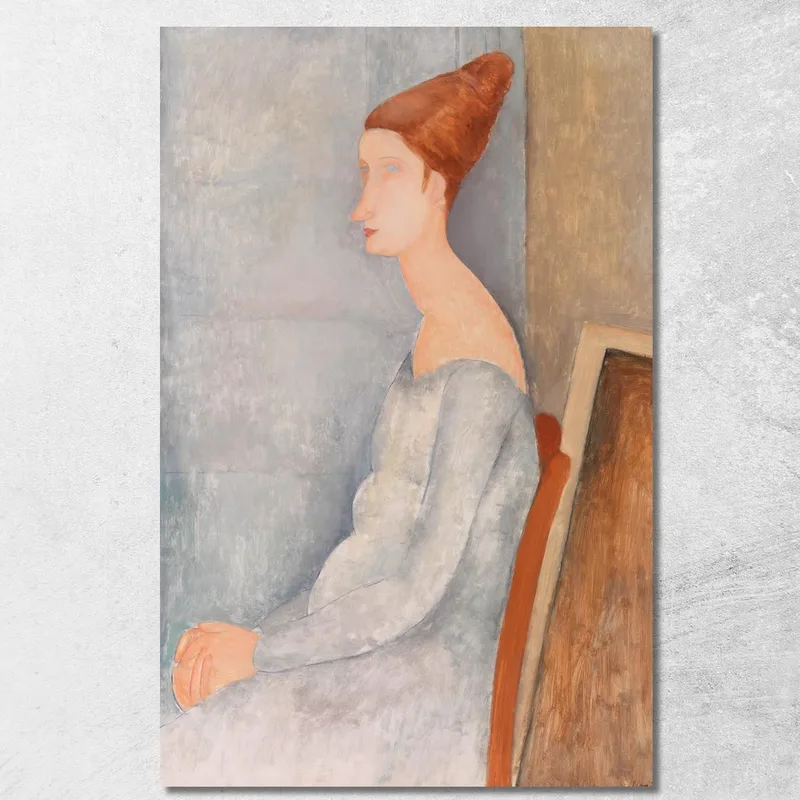 Porträt Von Jeanne Hébuterne 2 Amedeo Modigliani