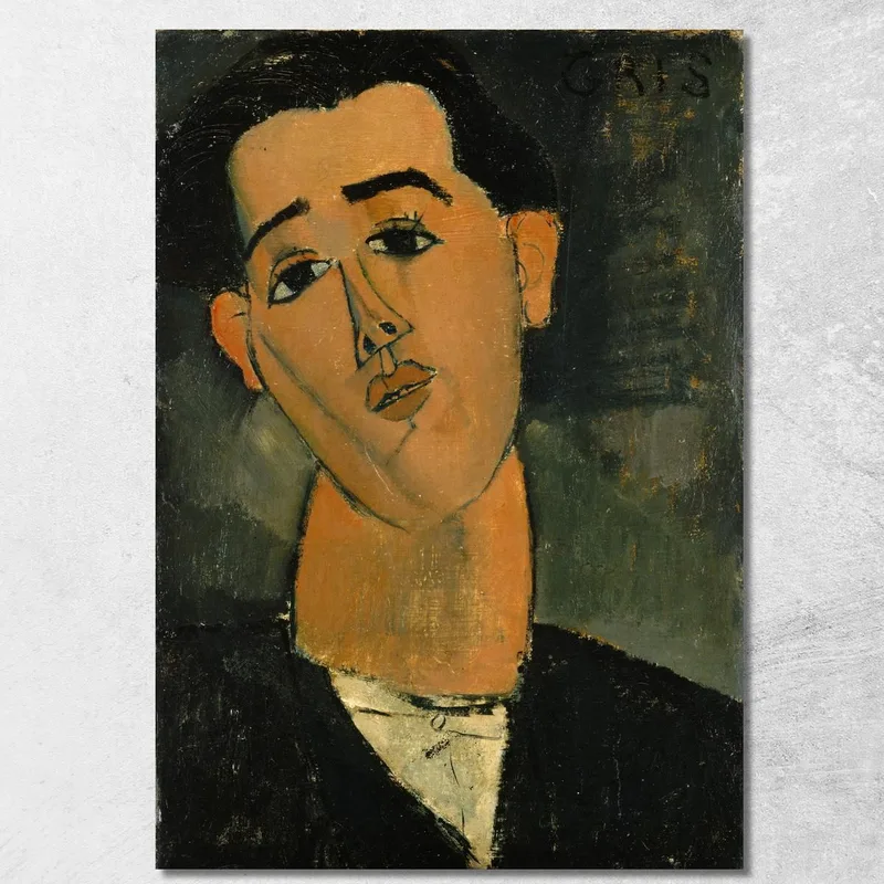 Portrait Of Juan Gris Amedeo Modigliani