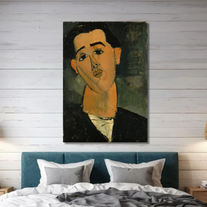 Portrait Of Juan Gris Amedeo Modigliani