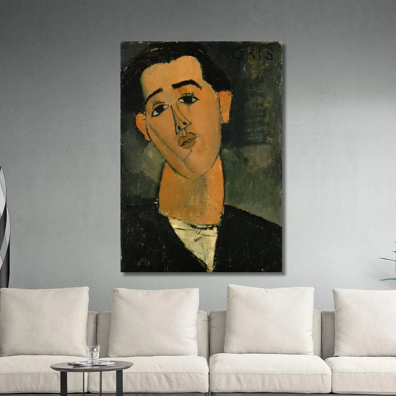 Portrait Of Juan Gris Amedeo Modigliani
