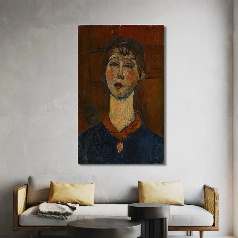 Portrait Of Madame Dorival 2 Amedeo Modigliani