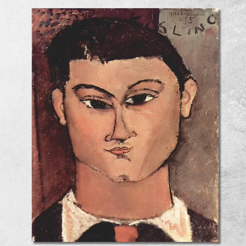 Portrait Of Moise Kisling Amedeo Modigliani
