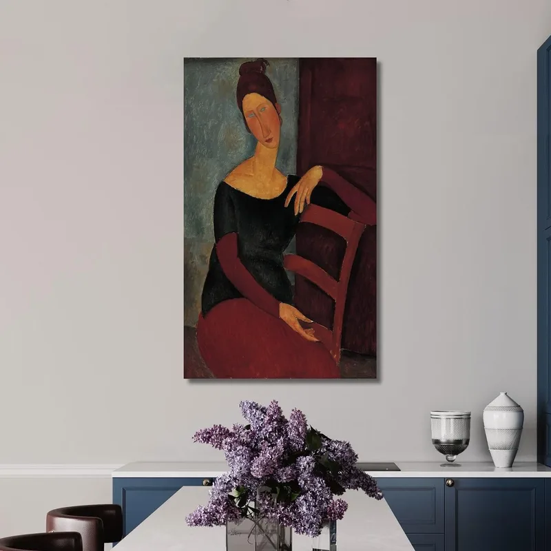 Ritratto Della Moglie Dell'Artista Jeanne Hébuterne Amedeo Modigliani