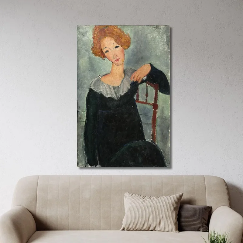 Woman With Red Hair Amedeo Modigliani