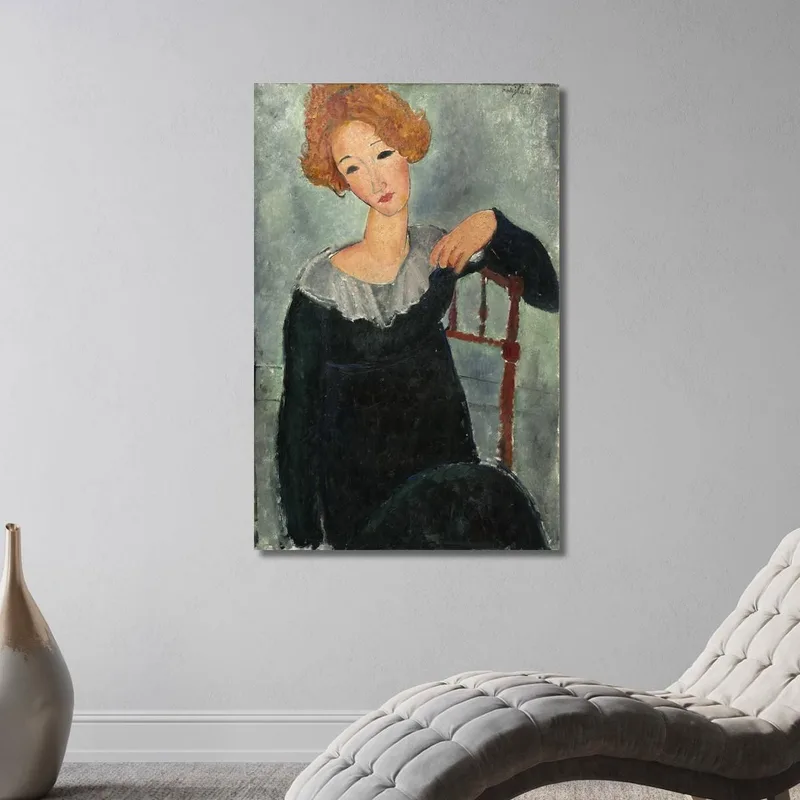 Woman With Red Hair Amedeo Modigliani