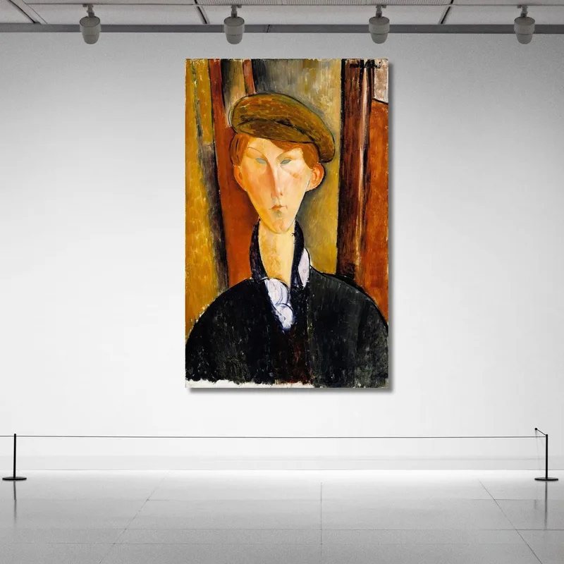 Junger Mann Mit Mütze Amedeo Modigliani