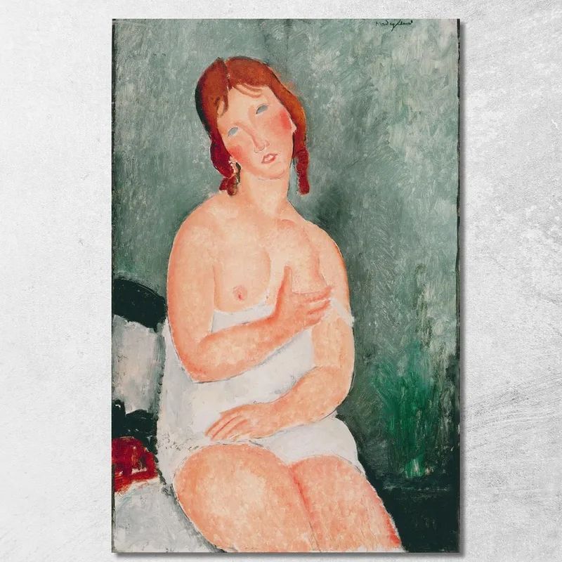 Young Woman In A Shirt Amedeo Modigliani