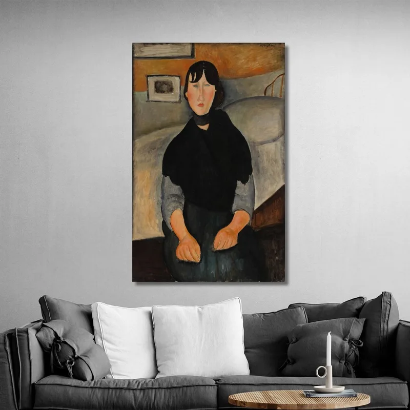 Jeune Femme Du Peuple Amedeo Modigliani